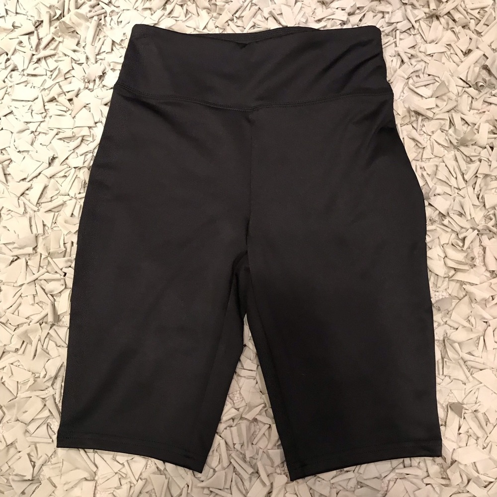 Black biker shorts